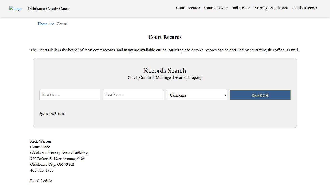 Court Records | Oklahoma County Court